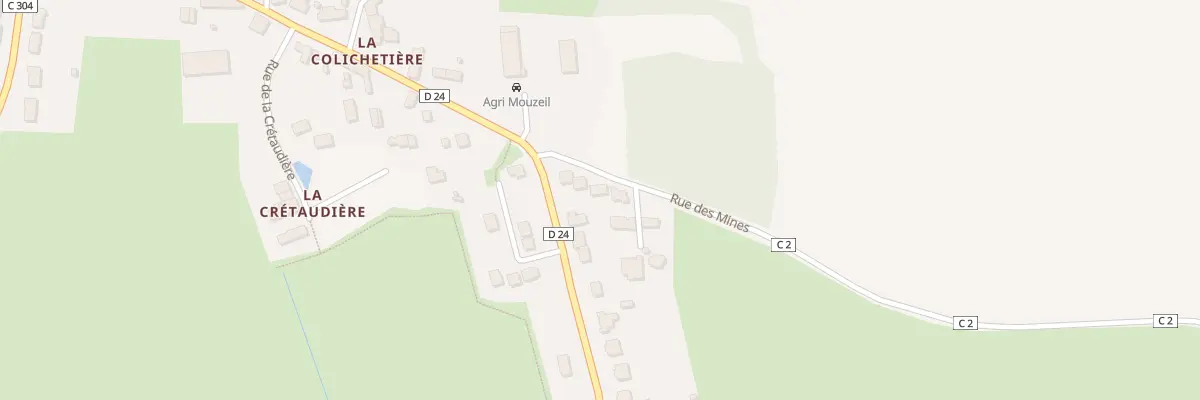 Plan du 8 Rue des Mines à Mouzeil