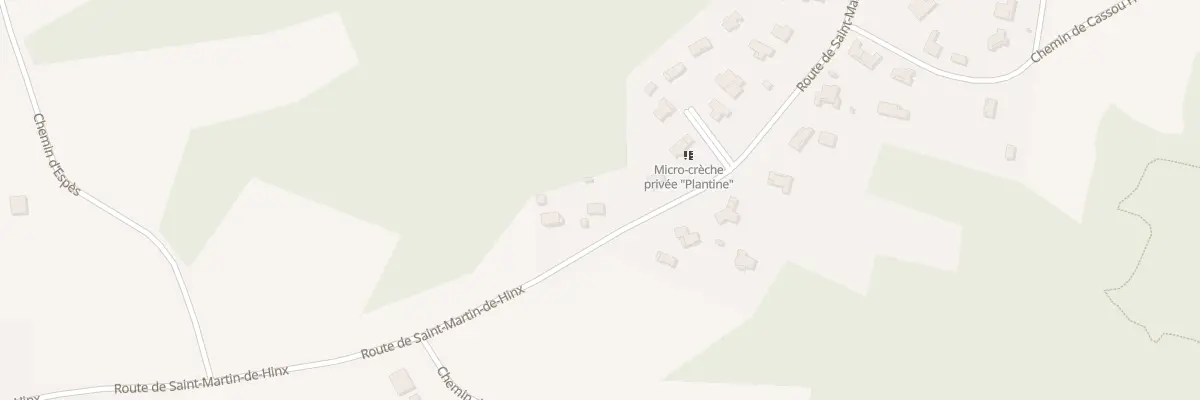 Plan du 1060 Rte de Saint-Martin-de-Hinx à Saint-André-de-Seignanx