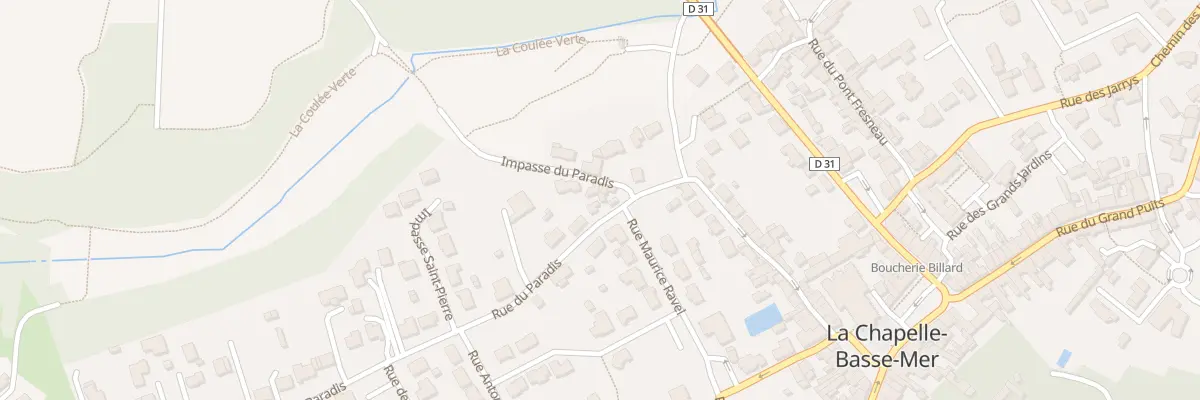 Plan du 6 Rue du paradis à Divatte-sur-Loire