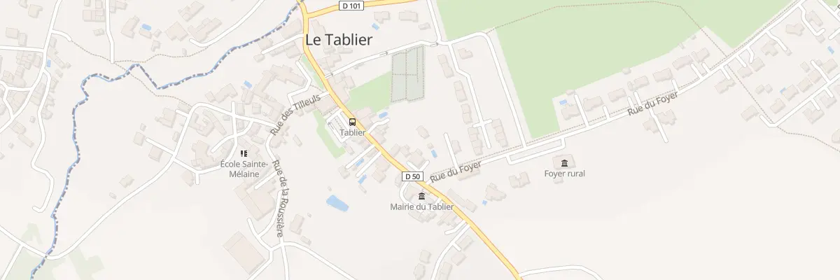 Plan du 17B Rue principale au Tablier