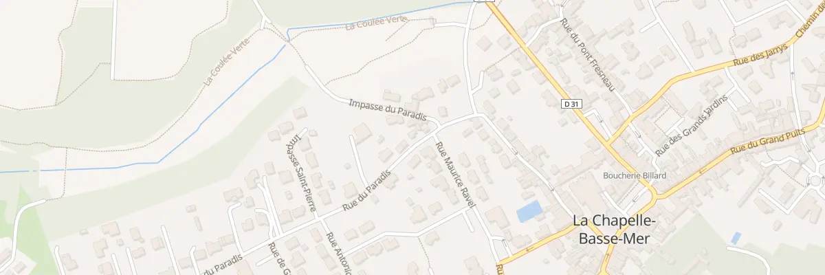 Plan du 8 Rue du paradis à Divatte-sur-Loire