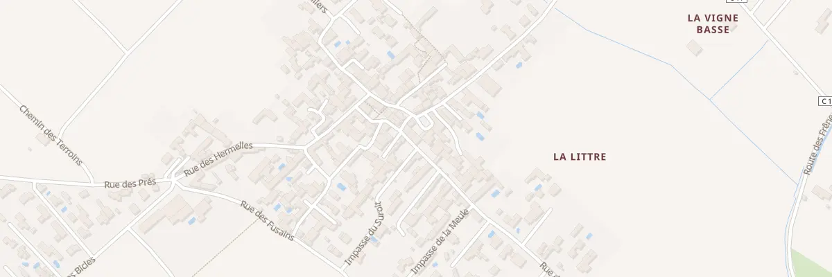 Plan du 23 Rue des Hermelles à Saint-Pierre-d’Oléron