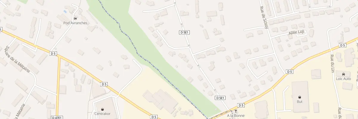 Plan du 21 Rue de l’Eglise à Saint-Senier-sous-Avranches