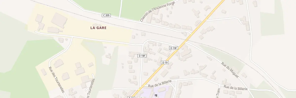 Plan du 8 Av de la Gare au Champ-Saint-Père