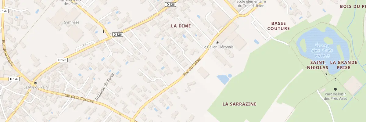 Plan du 516 Rue du Cellier à Saint-Georges-d’Oléron