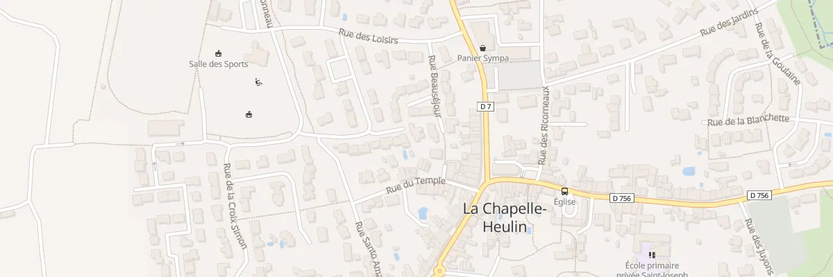 Plan du 18 Rue Beausejour à La Chapelle-Heulin