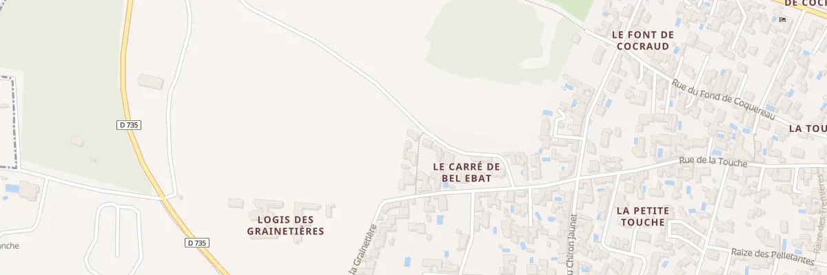 Plan du 2 Sen de la Grainetière à La Flotte