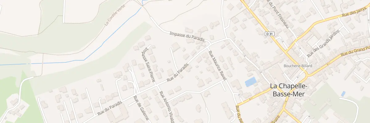 Plan du 12 Rue du paradis à Divatte-sur-Loire