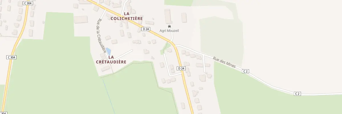 Plan du 8 Rue de l’Ermitage à Mouzeil
