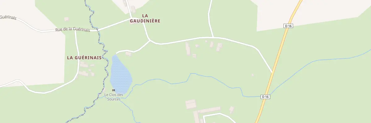 Plan du 5145 La Gaudinière aux Portes du Coglais