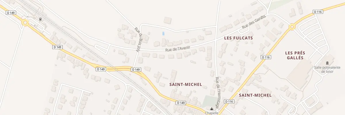 Plan du 9 Rue de l’avenir au Pallet
