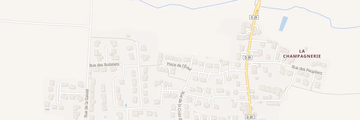 Plan du 1 Pl de l’Eveil à Marpiré