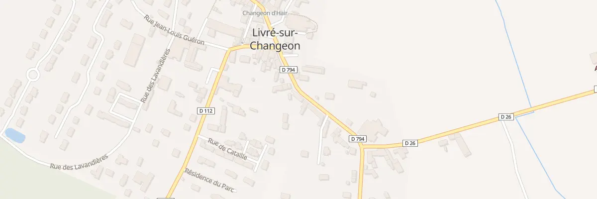 Plan du 14 Rue Pierre du Colombier à Livré-sur-Changeon
