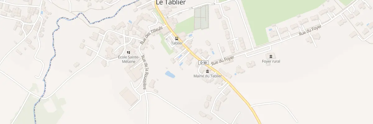 Plan du 16 Rue principale au Tablier