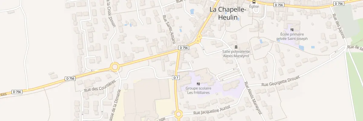 Plan du 7 Rue du vignoble à La Chapelle-Heulin