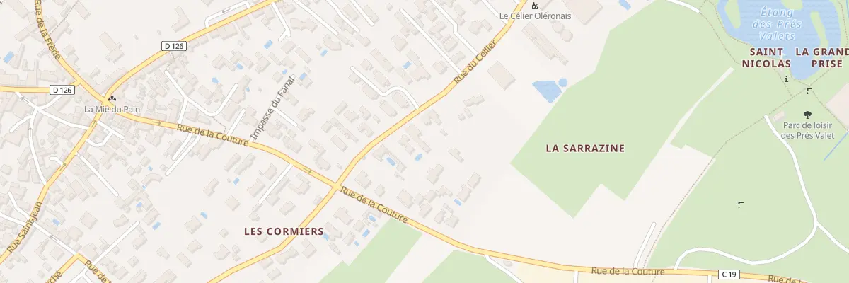 Plan du 615 Rue du Cellier à Saint-Georges-d’Oléron