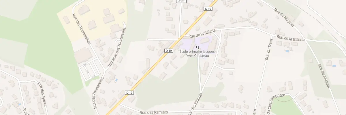 Plan du 42 Rue de l’hôtel de ville au Champ-Saint-Père