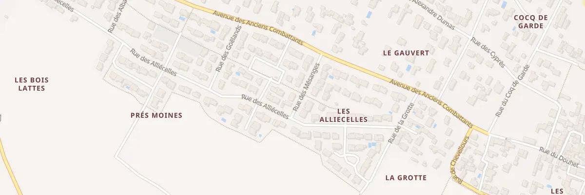 Plan du 10 Rue des Mesanges à La Brée-les-Bains