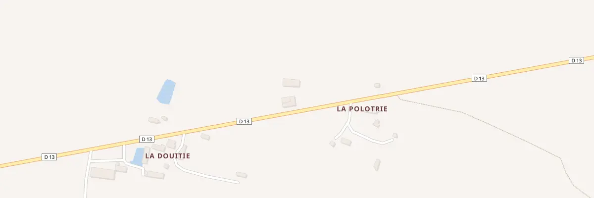 Plan du 2 La Polotrie à Saint-Denis-le-Gast
