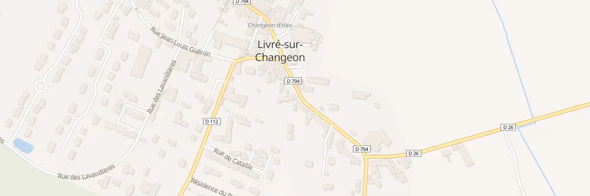 Plan du 12 Rue Pierre du Colombier à Livré-sur-Changeon