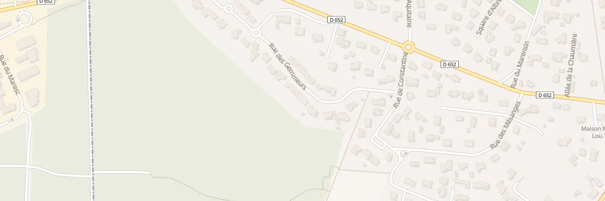 Plan du 6T Rue des Gemmeurs à Tosse