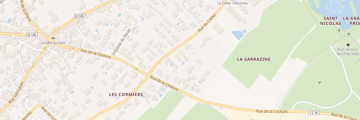 Plan du 633 Rue du Cellier à Saint-Georges-d’Oléron