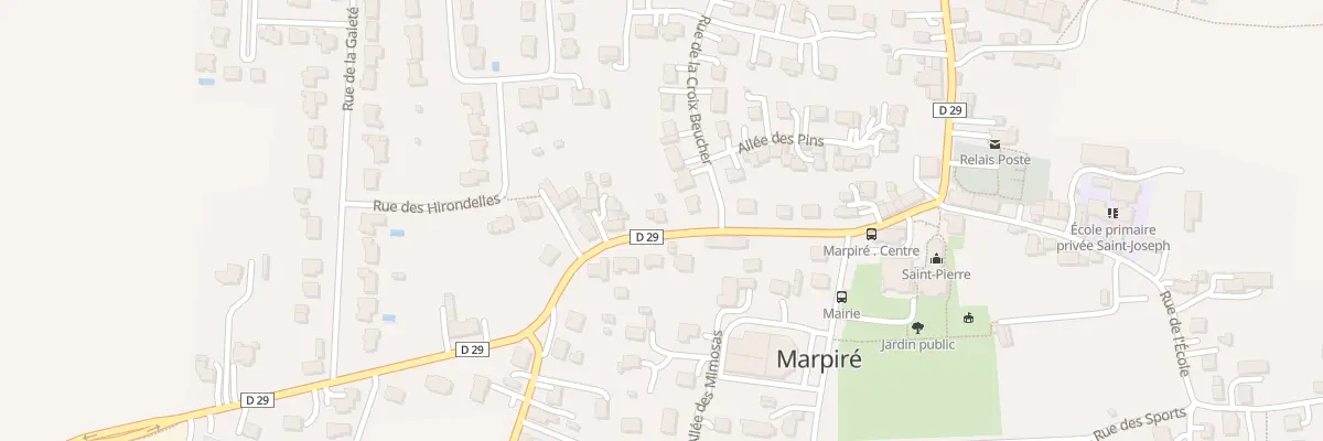 Plan du 20 Rue de la Mairie à Marpiré