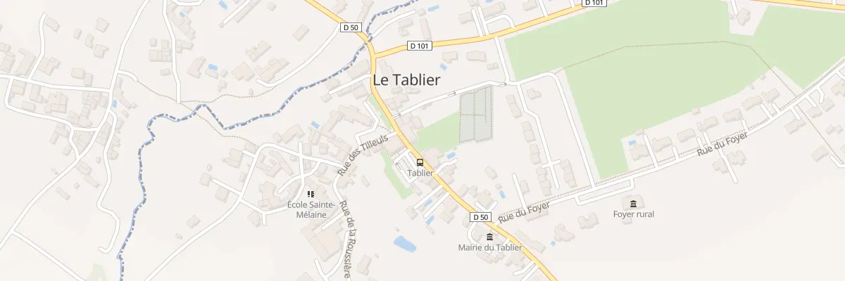 Plan du 7 Rue principale au Tablier