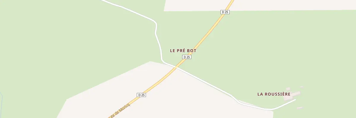 Plan du 5387 Le Pré Bot à Grues