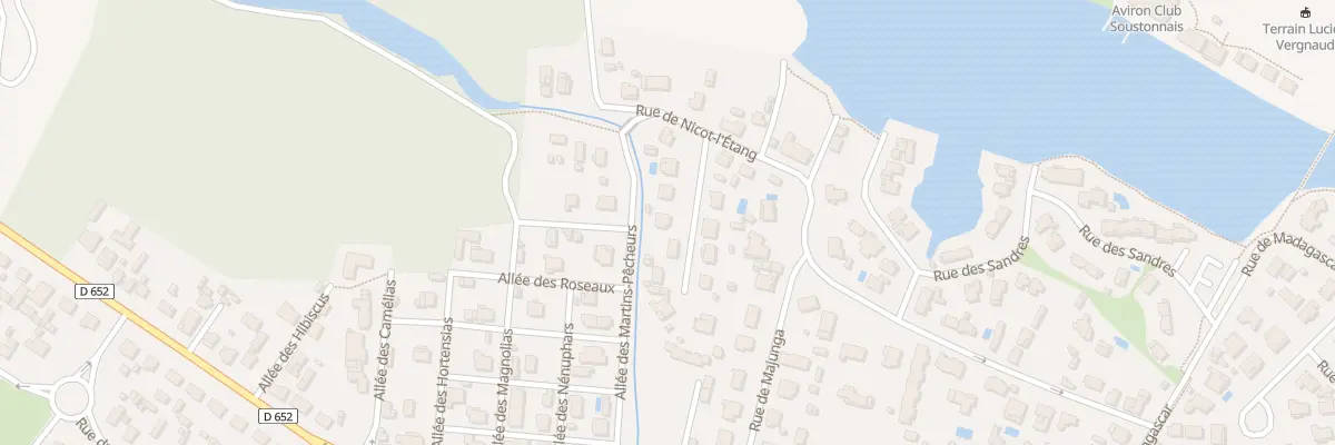 Plan du 5002B Rue Nicot l’Etang à Soustons