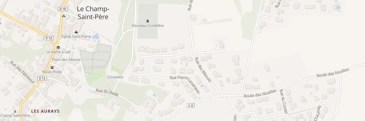 Plan du 26 Rue pierre landrieau au Champ-Saint-Père