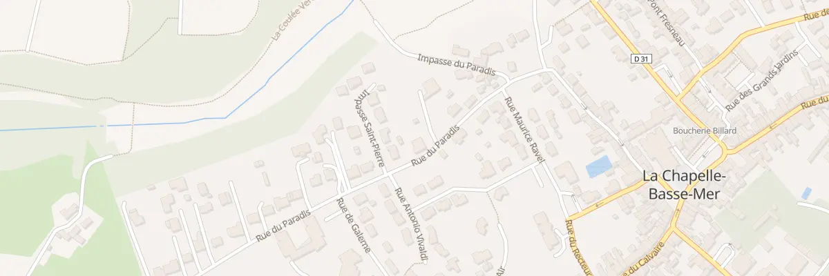 Plan du 16 Rue du paradis à Divatte-sur-Loire