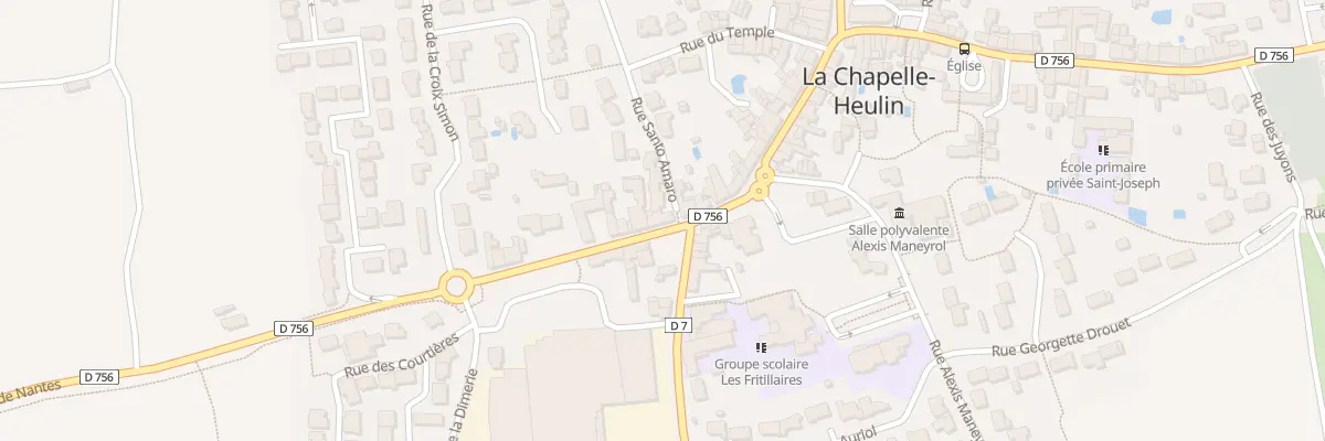 Plan du 28 Rue aristide briand à La Chapelle-Heulin