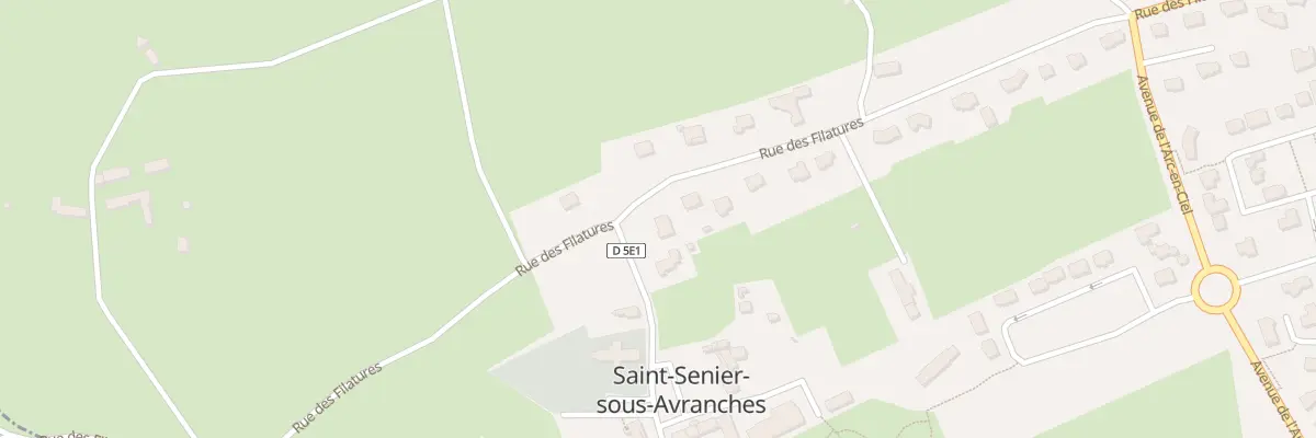 Plan du 98 Rue de l’Eglise à Saint-Senier-sous-Avranches