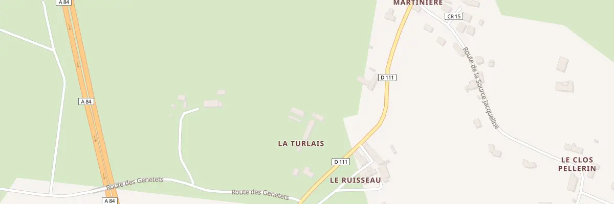Plan du 3 La Turlais - Carnet à Saint-James