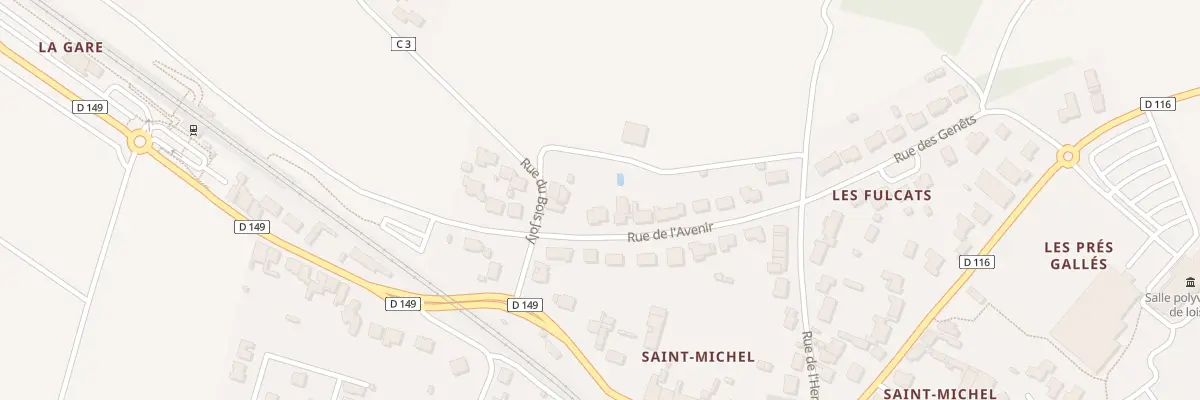 Plan du 16 Rue de l’avenir au Pallet