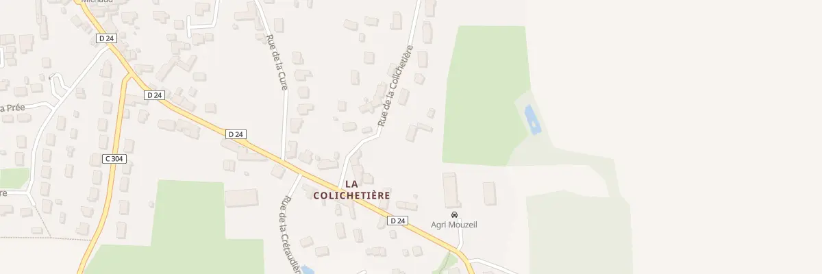 Plan du 13 Rue de la Colichetière à Mouzeil
