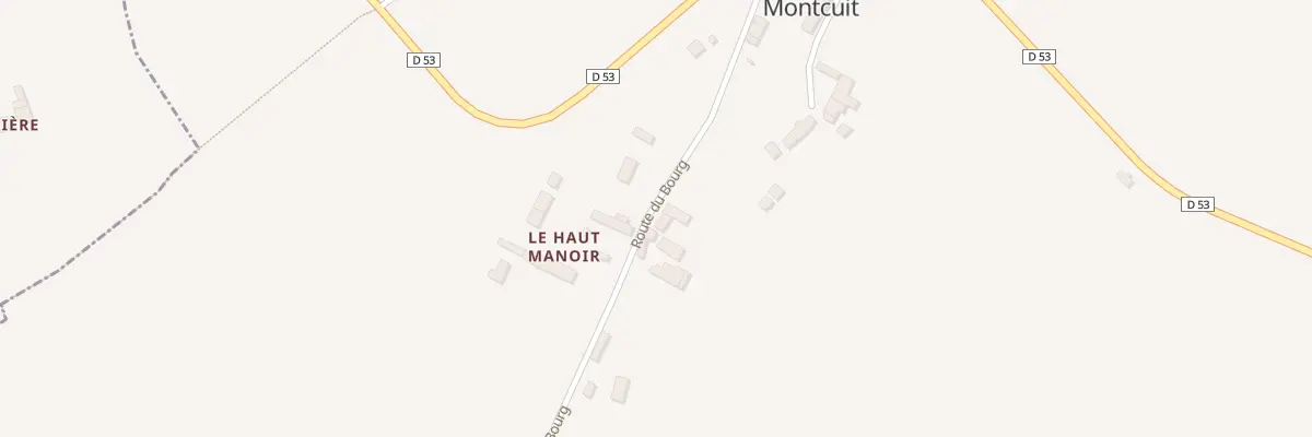 Plan du 5012 Les Chaussieres à Montcuit