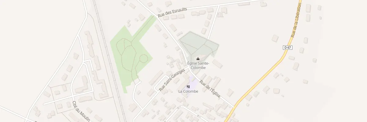 Plan du 7 Rue de l’Eglise -Chef du Pont à Sainte-Mère-Église