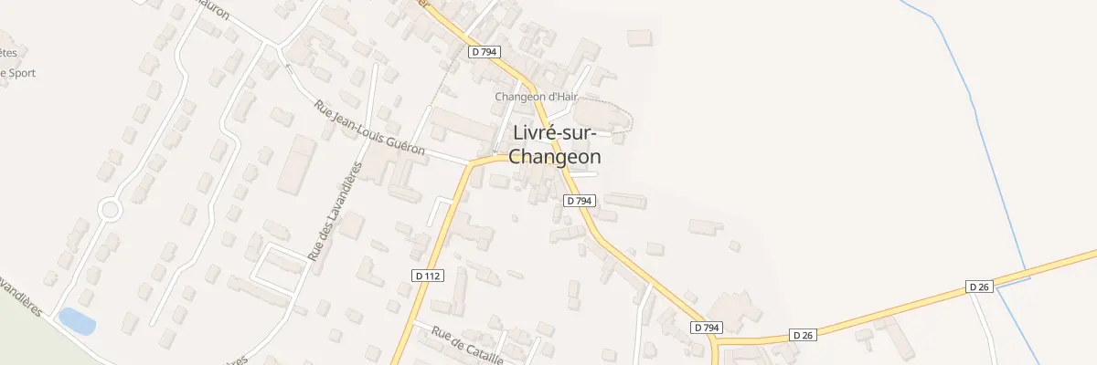Plan du 1 Pl du Prieuré à Livré-sur-Changeon