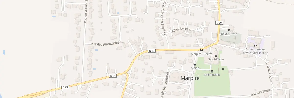 Plan du 22 Rue de la Mairie à Marpiré