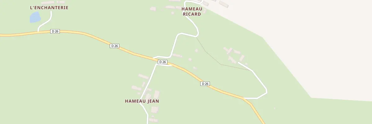 Plan du 2 Le Hameau Ricard au Vast