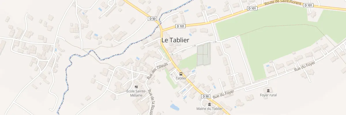 Plan du 5 Rue principale au Tablier