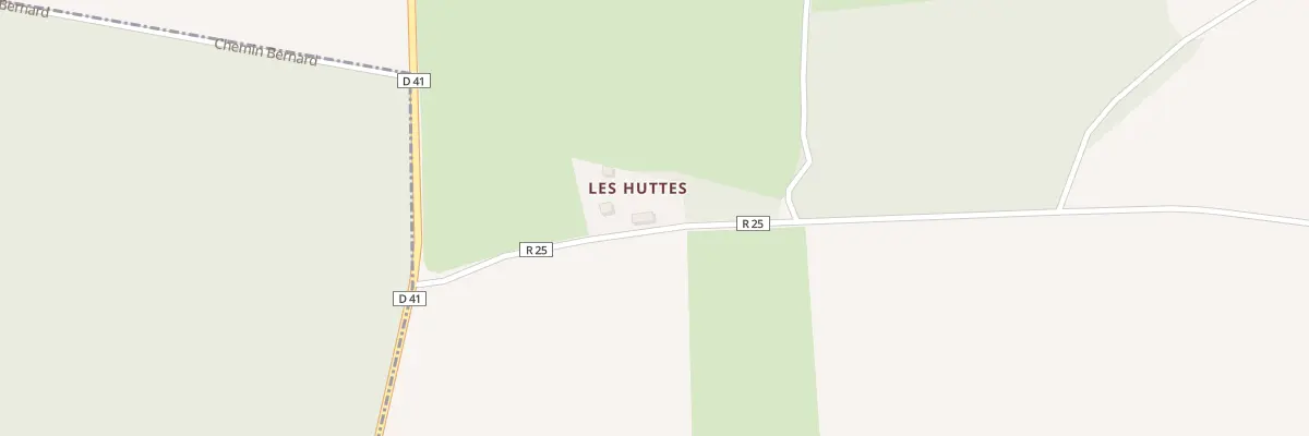 Plan du 3 Les Huttes à Grand-Auverné