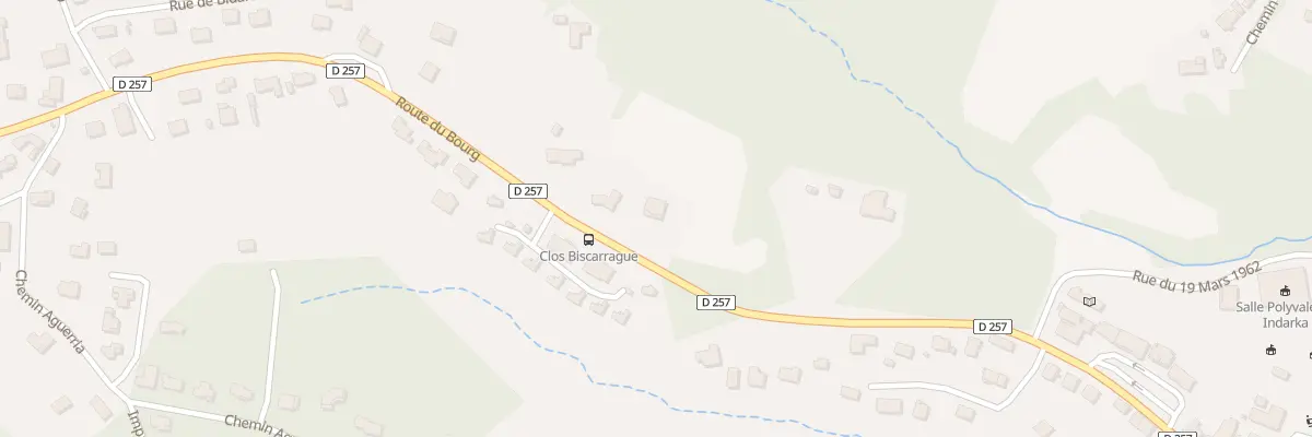 Plan du 1189 Rte du Bourg à Urcuit