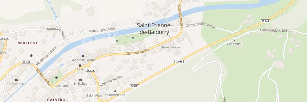 Plan du 395 Gaineko karrika à Saint-Étienne-de-Baïgorry