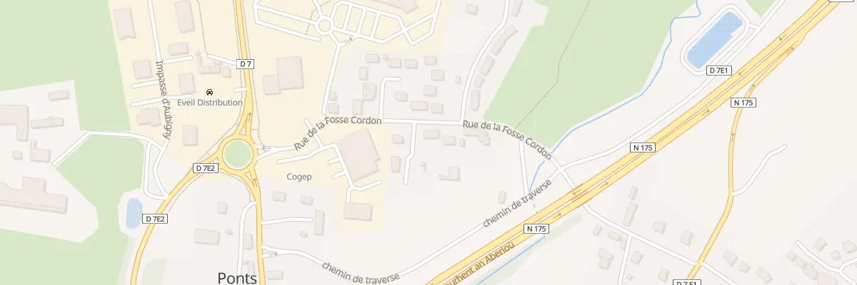Plan du 1 Lot Les Ormes à Ponts