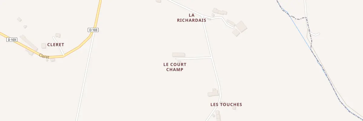 Plan du 4 Le Court Champ à Saint-Hilaire-des-Landes