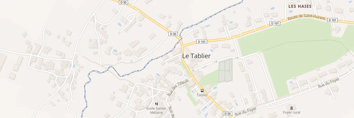 Plan du 4 Rue principale au Tablier