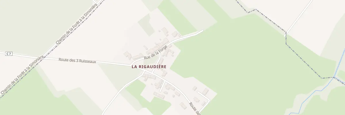 Plan du 8 Rue de la Forge au Cellier